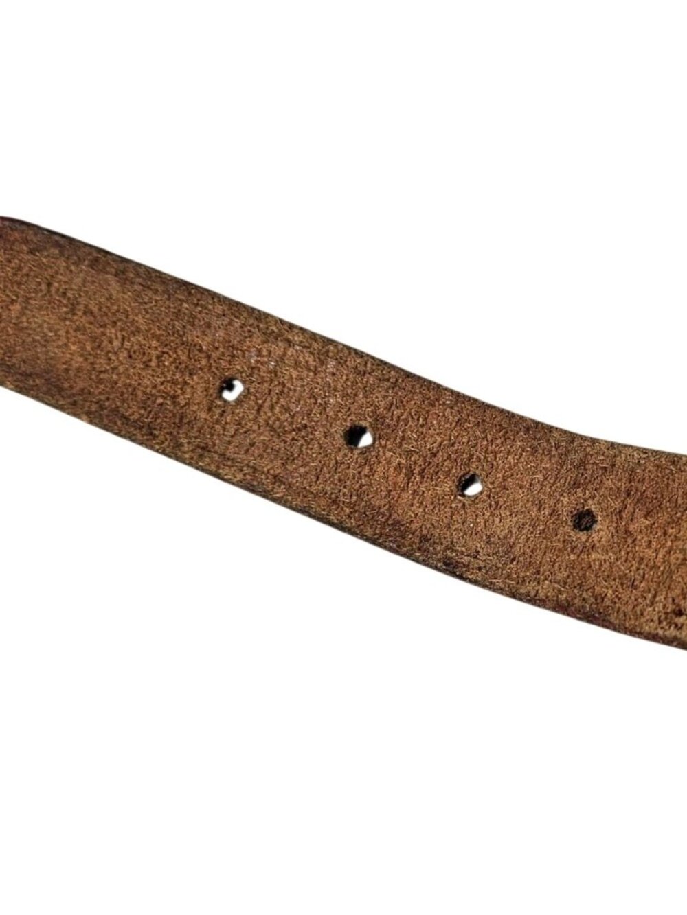Vintage Mexican Hand Tooled Leather Belt JUAN Hecho en Mexico Western S/30 - Picture 8 of 16
